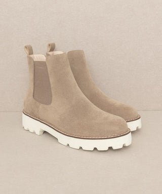 The Gianna Khaki Chelsea Boot - Modern Creek Boutique