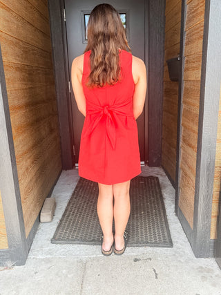 Tomato Sleeveless Scoop Neck Dress - Modern Creek Boutique